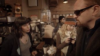 Audrey Lynn Weston with Louis C.K. 