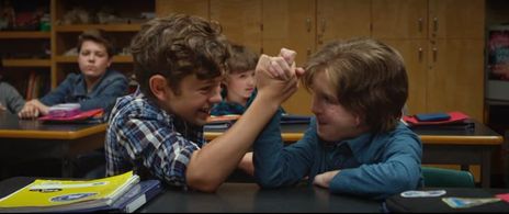 Jacob Tremblay, Noah Jupe, Ty Consiglio, and James A Hughes in Wonder (2017)