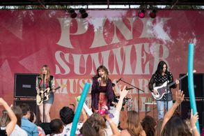 Jennifer Clavin, Sofia Arreguin, and Emily Ibarra in Dollface: Molly (2022)