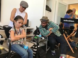 Hair and Makeup on the set of Nobodies