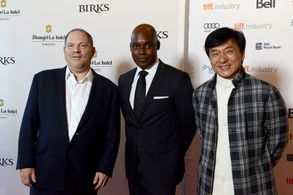 Jackie Chan, Harvey Weinstein, and Cameron Bailey