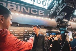 Giles Alderson at the Premiere of Three Day Millionaire