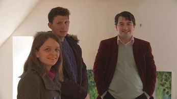 Hannah Barrack, Ben Clutton, and Jamie Wilkins