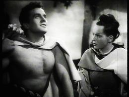 Luisa Ferida and Massimo Girotti in La corona di ferro (1941)