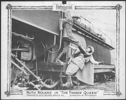 Frank Lackteen and Ruth Roland in The Timber Queen (1922)