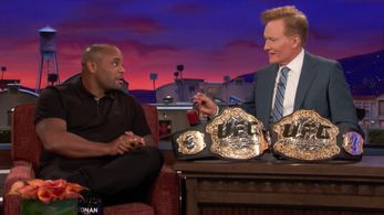 Conan O'Brien and Daniel Cormier in Conan (2010)