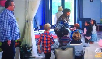 On set of Modern Family