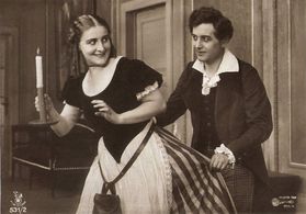 Henny Porten and Hermann Thimig in Agnes Arnau und ihre drei Freier (1918)