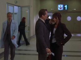 Corin Nemec and Musetta Vander in Mansquito (2005)