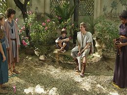Francesca Isherwood, Eli Machover, Harry Stott, and Rebekah Murrell in Roman Mysteries (2007)