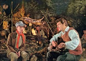 Liselotte Pulver and Carlos Thompson in Das Wirtshaus im Spessart (1958)