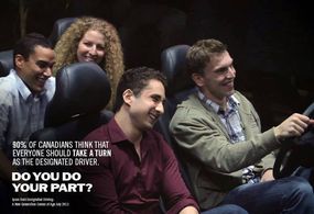 Tyler Burrows in a Canadian Budweiser Add 2012