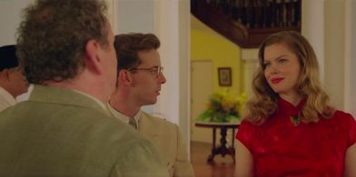 Colm Meaney and Georgia Blizzard in The Singapore Grip: The Great World (2020)