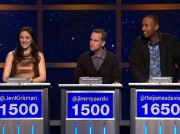 Jimmy Pardo, Jen Kirkman, and James Davis in @midnight (2013)
