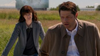 Misha Collins and Erica Carroll in Supernatural (2005)