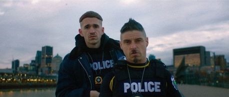 Hugolin Chevrette-Landesque and Émile Schneider in La loi c'est la loi (2020)