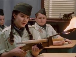 Nicole Fugere and Rhys Huber in The New Addams Family (1998)