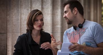 directing Milla Jovovich in 