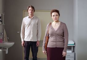 Zuzana Mauréry and Vojtech Dyk in Saving One Who Was Dead (2021)