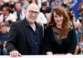 Actors Tzahi Grad and Maayan Turgeman attend the 