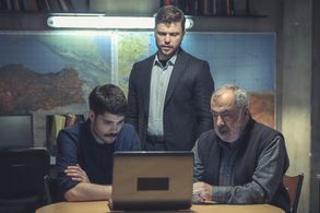 Atsiz Karaduman, Tolga Saritas, and Genco Ozak in Söz: Avci (2019)