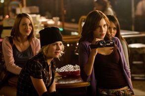 Janel Parrish, Emily Tennant, Britt Robertson, and Alexia Fast in Triple Dog (2010)