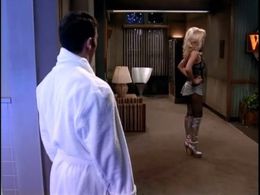 Bobbie Brown and Joe Rogan in NewsRadio (1995)