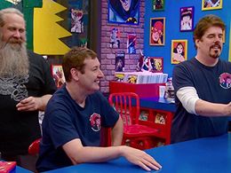Walter Flanagan, Bryan Johnson, and Mike Zapcic in Comic Book Men (2012)