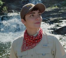 On the set of Danger Moss Ranger