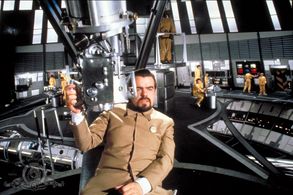 Michael Lonsdale and Georges Beller in Moonraker (1979)