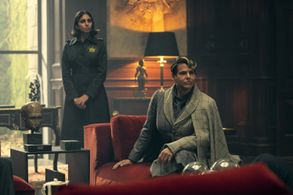 Alexandra Billings and Anjli Mohindra in The Peripheral: Fuck You and Eat Shit (2022)