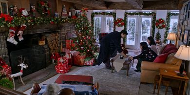 Emmanuelle Chriqui, Vanessa Hudgens, and Scott Ryan Yamamura in The Knight Before Christmas (2019)