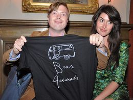 Linas Phillips and BASS ACKWARDS actress and co-writer Davie-Blue at the Seattle International Film Festival