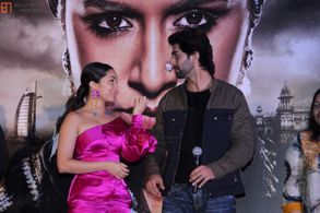 Shraddha Kapoor and Ankur Bhatia at the trailer launch of Haseena Parkar