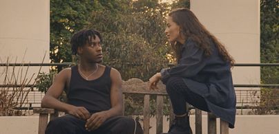 Buket Komur and Samuel Adewunmi in Tin Luck