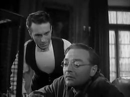 Peter Lorre and Helmut Dantine in Hotel Berlin (1945)
