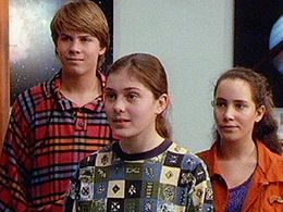 Petra Yared, Zbych Trofimiuk, and Magdalena Vesela in Sky Trackers (1994)