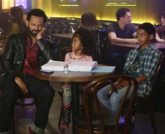 Mike Epps, Sayeed Shahidi, and Aalyrah Caldwell in Uncle Buck (2016)