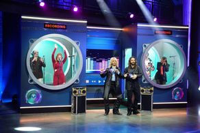 Guildo Horn, Sasha, Bill Kaulitz, Tom Kaulitz, Palina Rojinski, and Nikeata Thompson in That's My Jam mit Bill & Tom Kau