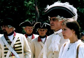 Vladimír Dlouhý and Barbora Seidlová in Stríbrný a rysavec (1998)