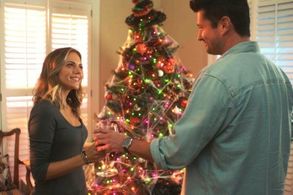 Jana Kramer and Wes Brown in Christmas in Mississippi (2017)