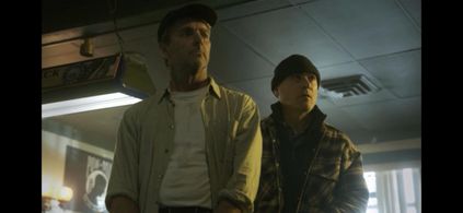 Garfield Andrews and Henry Alessandroni in Hemlock Grove