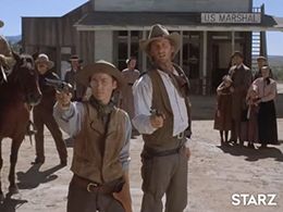 Brett Cullen and Yvonne Suhor in The Young Riders (1989)