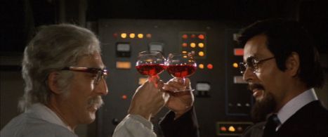 Akihiko Hirata and Tôru Ibuki in Terror of Mechagodzilla (1975)