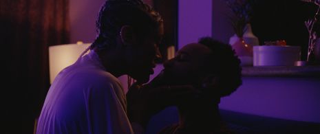 Anya Engel-Adams and Johnny Ray Gill in DVD & Chill (2020)