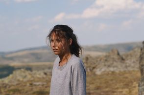 Irene Escolar on the set of Escenario O