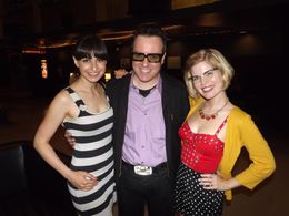 Hanging with director, Paul Bunnell & actress/filmmaker, Avital Ash at Dances with Films screening of 