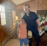 On set for a feature film with DP James King.