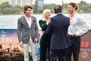 Joe Klocek, Bebe Bettencourt, Sam Corlett, Robert Connolly at the Sydney premier of The Dry