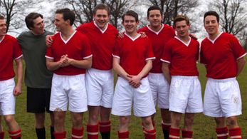 Jack O'Connell, Brogan West, Thomas Howes, Sam Claflin, and Philip Hill-Pearson in United (2011)